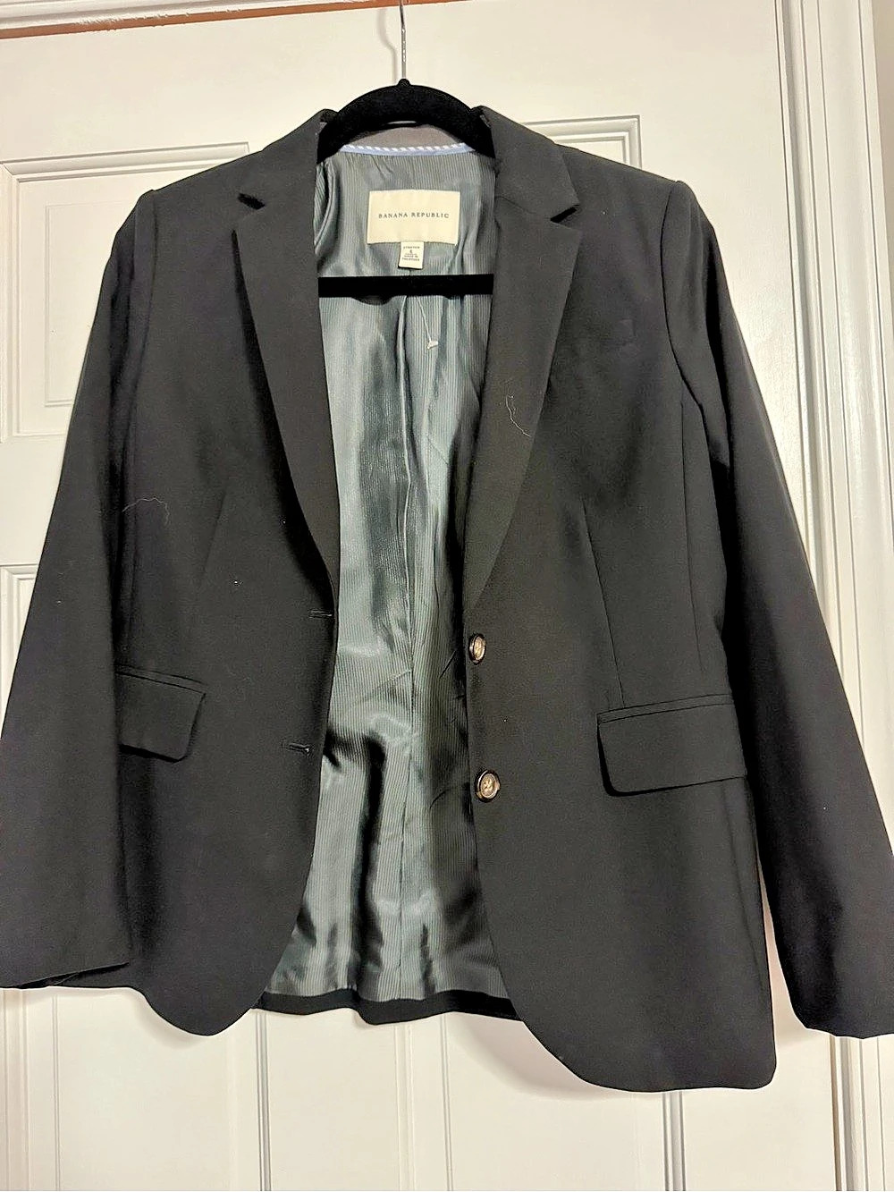 Banana Republic Women's Blazer in Black Size 6 Like New